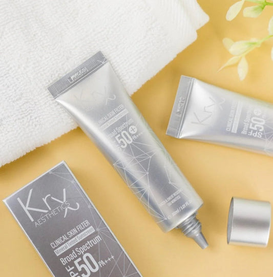 KrX Skin Filter Tinted Sunscreen SPF 50 PA+++ - Amethyst Skin Clinic
