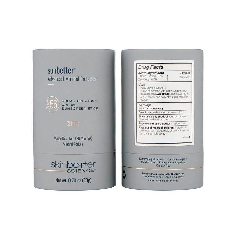 sunbetter SHEER SPF 56 Mineral Sunscreen Stick - Amethyst Skin Clinic