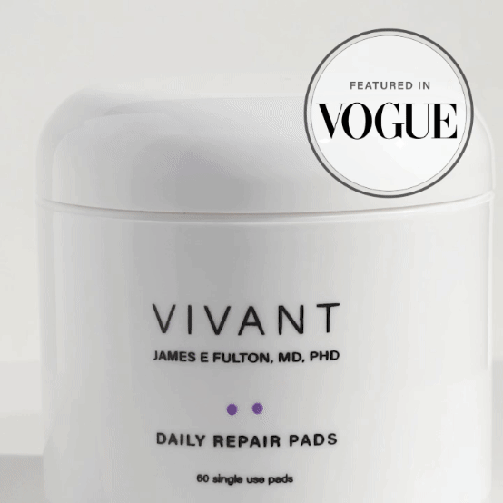video showing vivant's daily repair pads