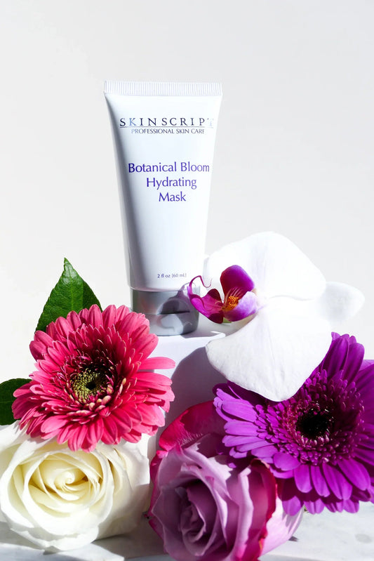 Unlock Your Glow with SkinScript's Botanical Bloom Hydrating Mask - Amethyst Skin Clinic
