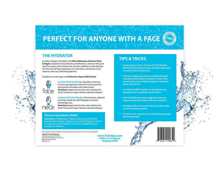 Face & Neck: Ice Water Collagen Gel Masks