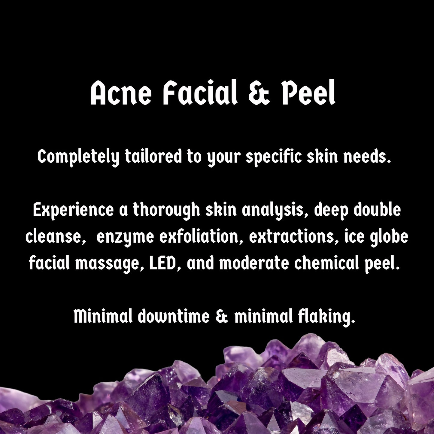 Acne Facial & Peel Bundle of 3