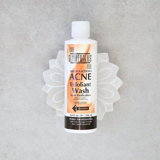 Acne Exfoliant Wash / Clear Exfoliant Cleanser with Benzoyl Peroxide - Amethyst Skin Clinic