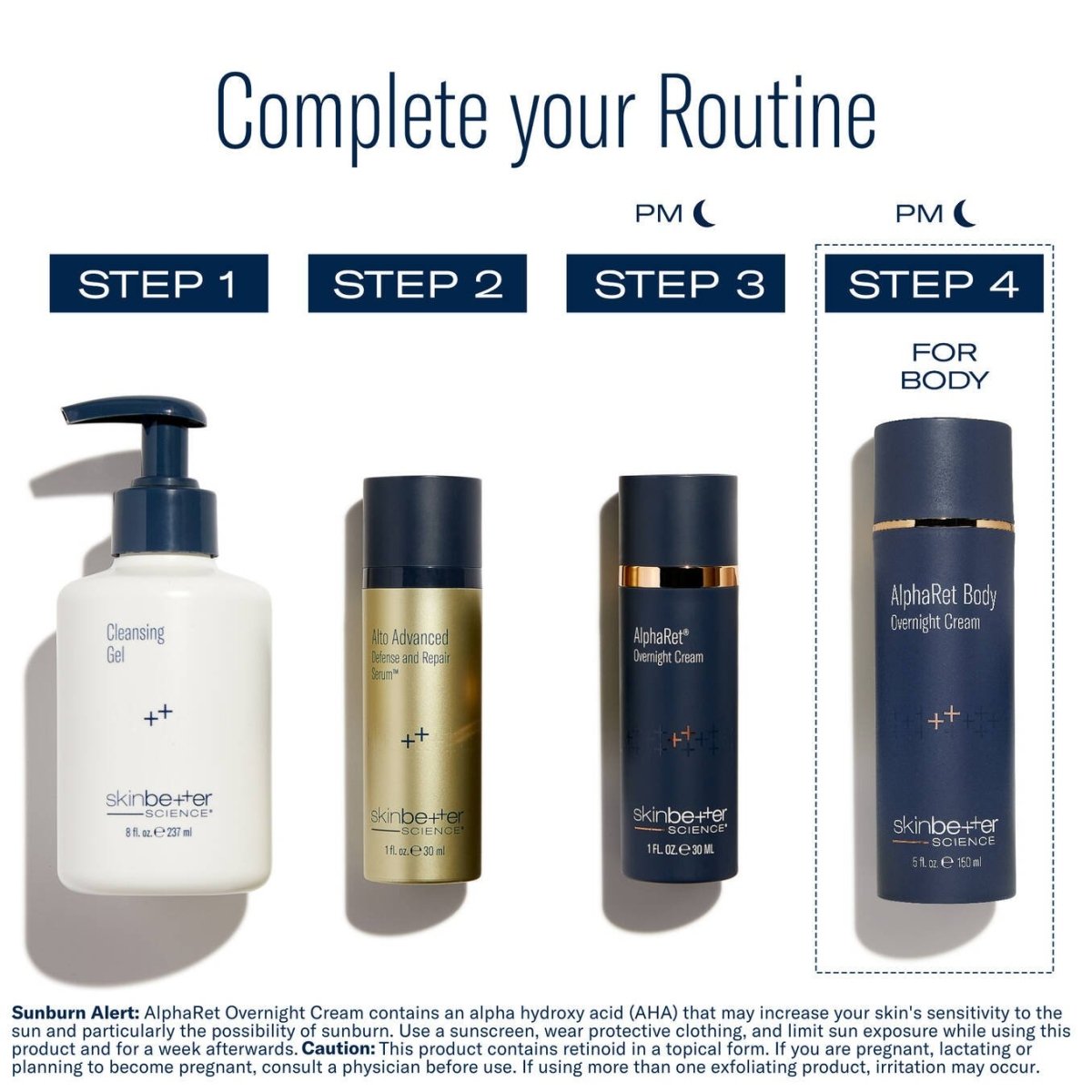 AlphaRet Body Overnight Cream - Amethyst Skin Clinic