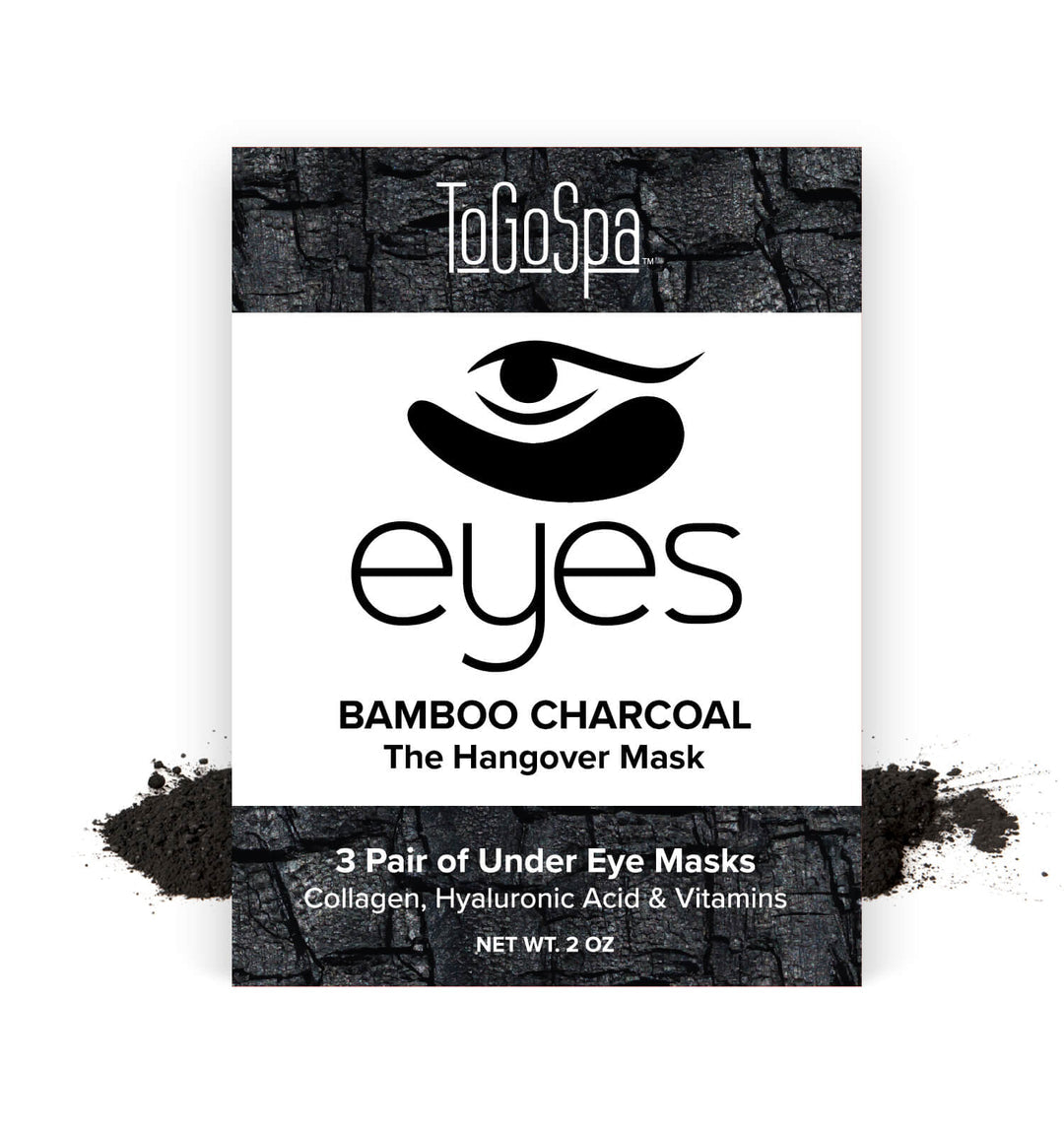 Bamboo Charcoal Collagen Under Eye Masks (Pack of 3)