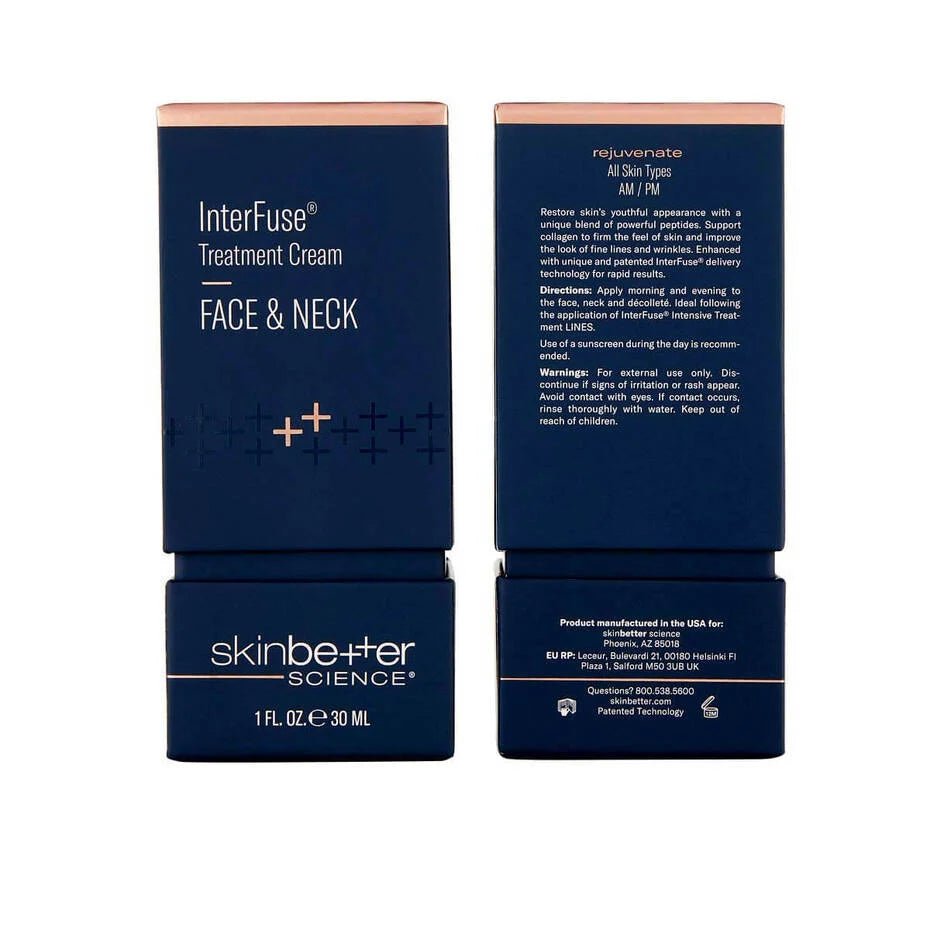 InterFuse Treatment Cream FACE & NECK 30 ml - Amethyst Skin Clinic