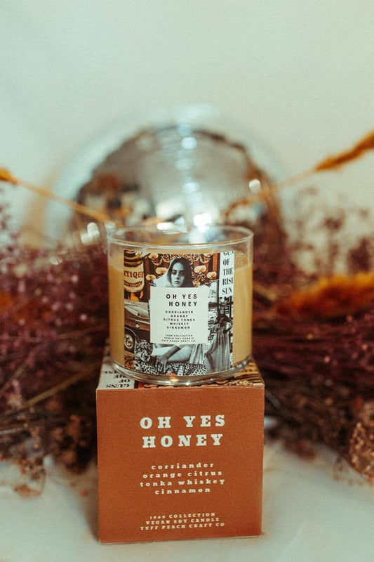 Organic “Oh Yes Honey” Candle